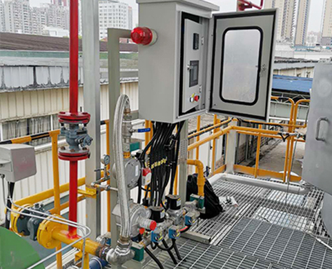 燃烧器厂家工地现场