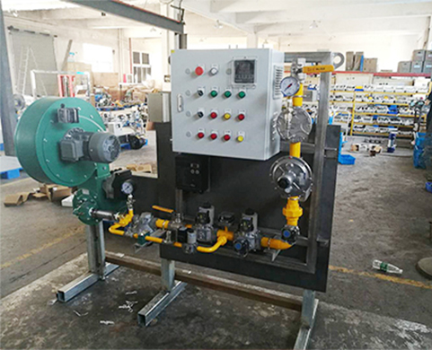 燃烧器厂家工地现场